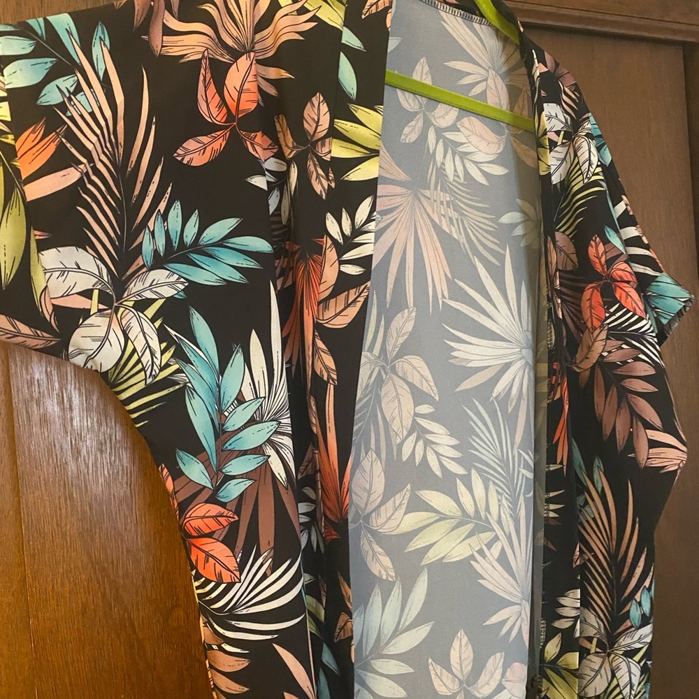 Black and Orange Casual Jacket with Bold Design
